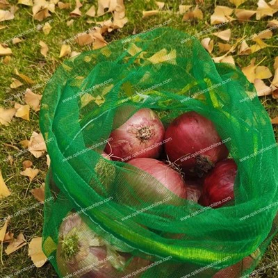 Leno Mesh Poki Fyrir Grænmetis Laukur Kartöflu Poki Net